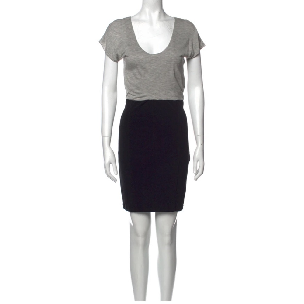 ELIZABETH AND JAMES Grey/Black Dress S